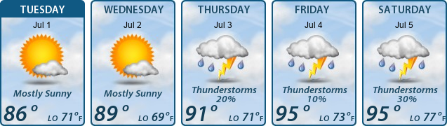 5-Day Forecast
