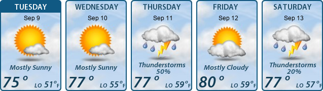 5-Day Forecast