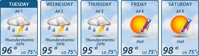5-Day Forecast