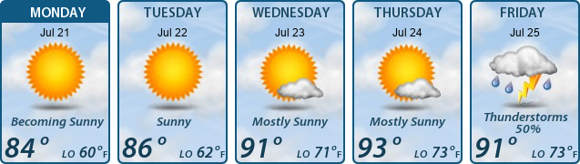 5-Day Forecast