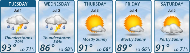 5-Day Forecast