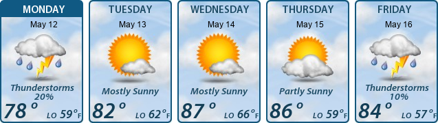 5-Day Forecast
