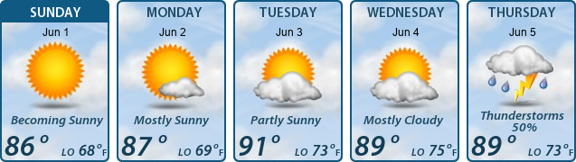 5-Day Forecast
