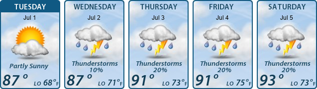 5-Day Forecast