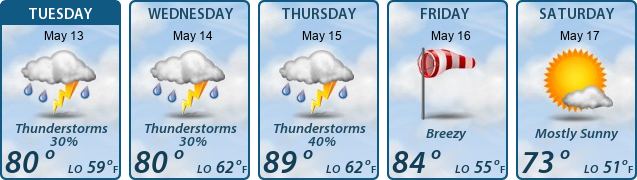 5-Day Forecast