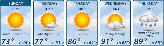 5-Day Forecast