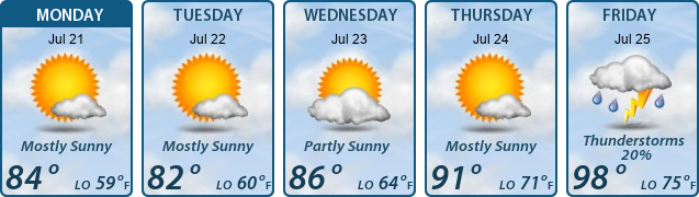5-Day Forecast