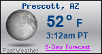 Weather Forecast for Prescott, AZ