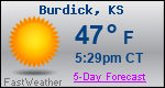 Weather Forecast for Burdick, KS