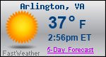 Weather Forecast for Arlington, VA