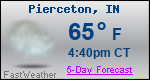 Weather Forecast for Pierceton, IN