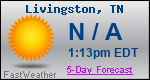 Weather Forecast for Livingston, TN
