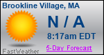 Weather Forecast for Brookline Village, MA