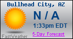 Weather Forecast for Bullhead City, AZ