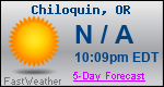Weather Forecast for Chiloquin, OR