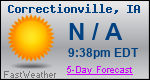 Weather Forecast for Correctionville, IA