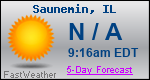 Weather Forecast for Saunemin, IL