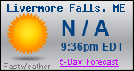 Weather Forecast for Livermore Falls, ME