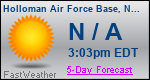 Weather Forecast for Holloman Air Force Base, NM