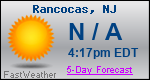 Weather Forecast for Rancocas, NJ