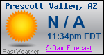 Weather Forecast for Prescott Valley, AZ