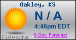 Weather Forecast for Oakley, KS