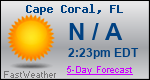 Weather Forecast for Cape Coral, FL