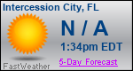 Weather Forecast for Intercession City, FL