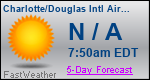 Weather Forecast for Charlotte/Douglas International Airport, NC