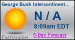 Weather Forecast for George Bush Intercontinental/Houston Airport, TX