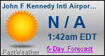Weather Forecast for John F Kennedy International Airport, NY