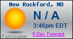 Weather Forecast for New Rockford, ND