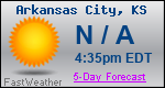 Weather Forecast for Arkansas City, KS