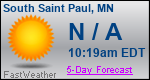 Weather Forecast for South Saint Paul, MN