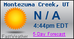 Weather Forecast for Montezuma Creek, UT