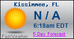 Weather Forecast for Kissimmee, FL