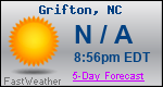 Weather Forecast for Grifton, NC