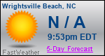 Weather Forecast for Wrightsville Beach, NC