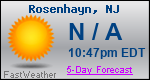 Weather Forecast for Rosenhayn, NJ