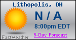 Weather Forecast for Lithopolis, OH