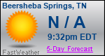 Weather Forecast for Beersheba Springs, TN