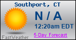 Weather Forecast for Southport, CT