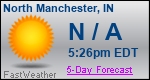 Weather Forecast for North Manchester, IN
