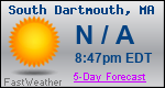 Weather Forecast for South Dartmouth, MA