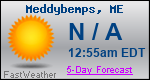 Weather Forecast for Meddybemps, ME