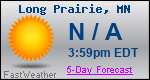 Weather Forecast for Long Prairie, MN