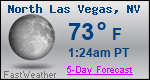 Weather Forecast for North Las Vegas, NV