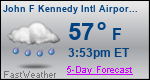 Weather Forecast for John F Kennedy International Airport, NY