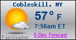 Weather Forecast for Cobleskill, NY