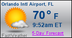 Weather Forecast for Orlando International Airport, FL